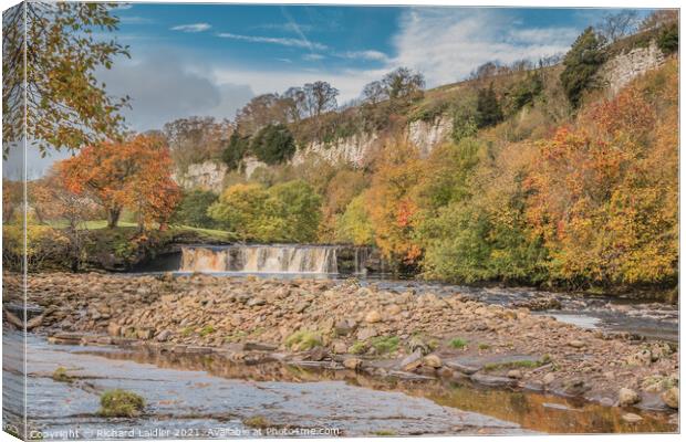 Wain Wath Force, Swaledale, Yorkshire Dales Canvas Print by Richard Laidler