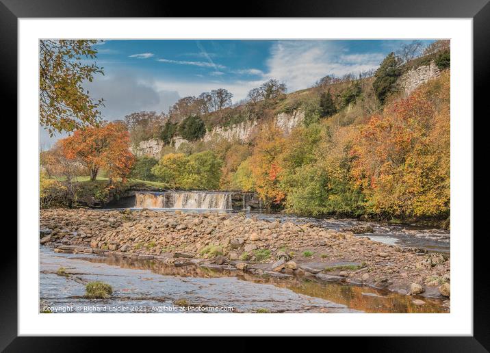 Wain Wath Force, Swaledale, Yorkshire Dales Framed Mounted Print by Richard Laidler
