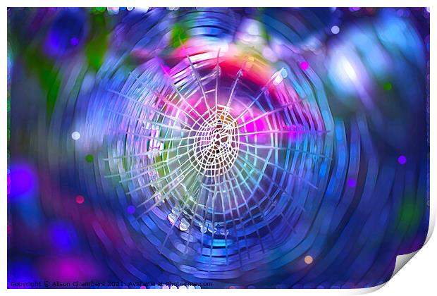 Web of Dreams Print by Alison Chambers