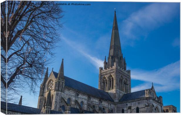 Chichester cathedral Canvas Print by Stuart C Clarke