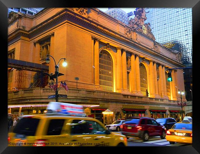 Grand Central  Station Framed Print by Henry Anderson