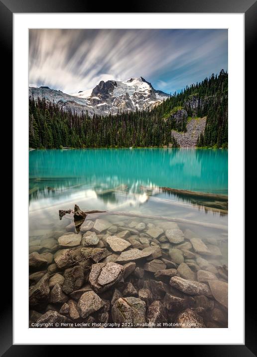 Joffre Lakes Dream Framed Mounted Print by Pierre Leclerc Photography