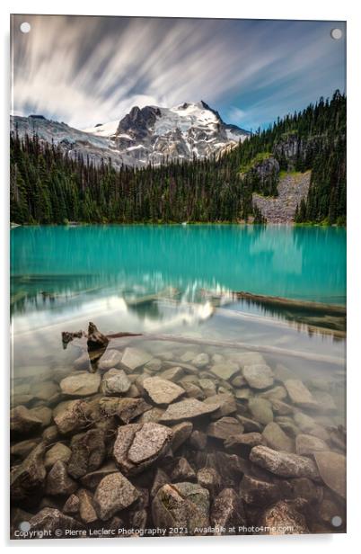 Joffre Lakes Dream Acrylic by Pierre Leclerc Photography