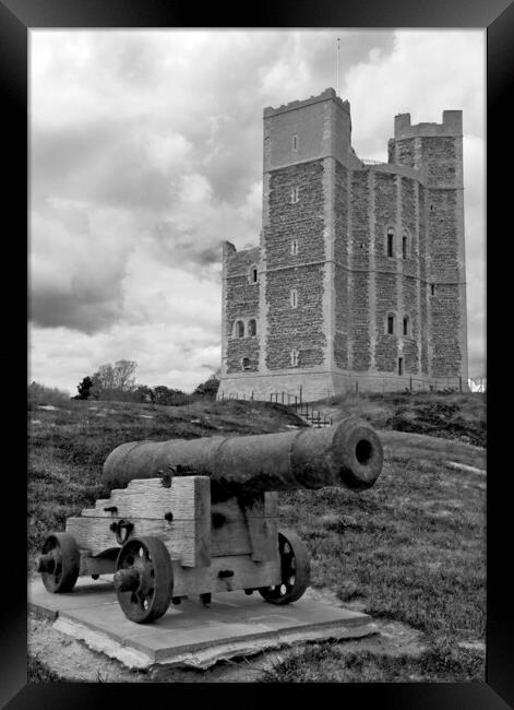 Orford Castle Framed Print by Darren Burroughs