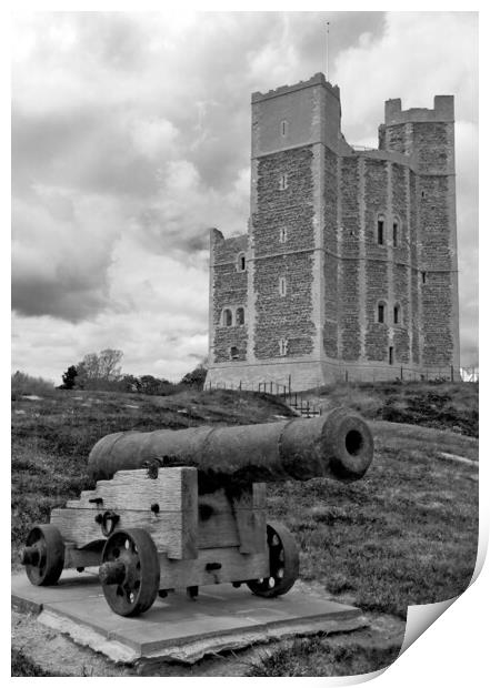 Orford Castle Print by Darren Burroughs