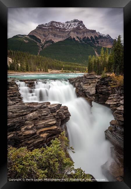 Athabasca Falls on the Icefield Parkway Framed Print by Pierre Leclerc Photography