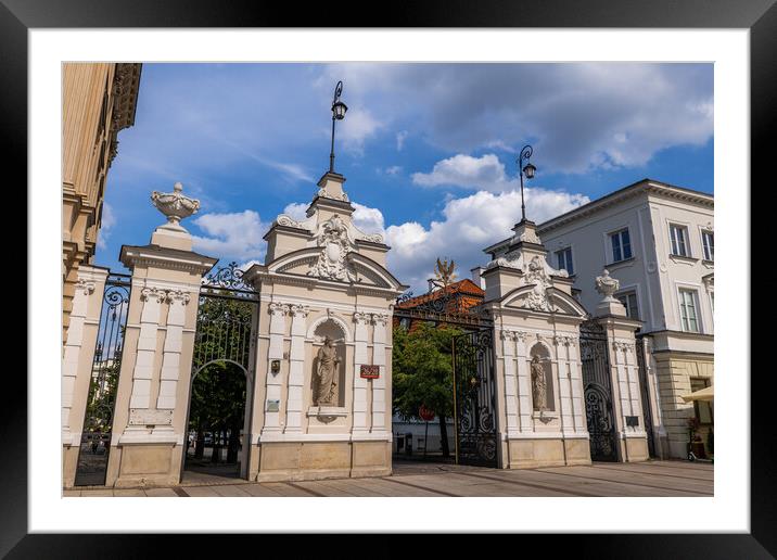 Main Gate To The Warsaw University Framed Mounted Print by Artur Bogacki