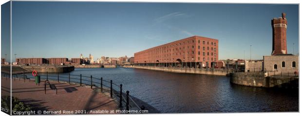 Wapping Dock Liverpool  Canvas Print by Bernard Rose Photography