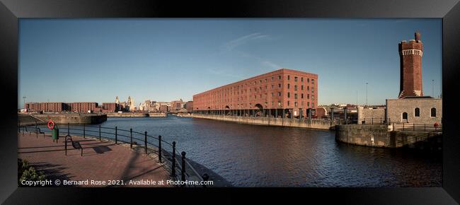 Wapping Dock Liverpool  Framed Print by Bernard Rose Photography