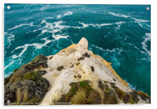 Rock formations on Great Ocean Road, Victoria, Australia Acrylic by Chun Ju Wu
