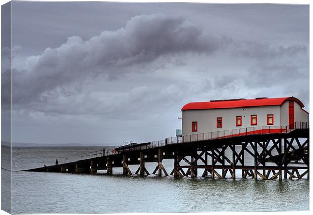 Old Lifeboat Station, Tenby Canvas Print by Steve Purnell