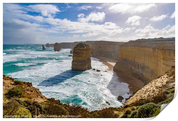 The Twelve Apostles on Great Ocean Road, Victoria, Australia Print by Chun Ju Wu