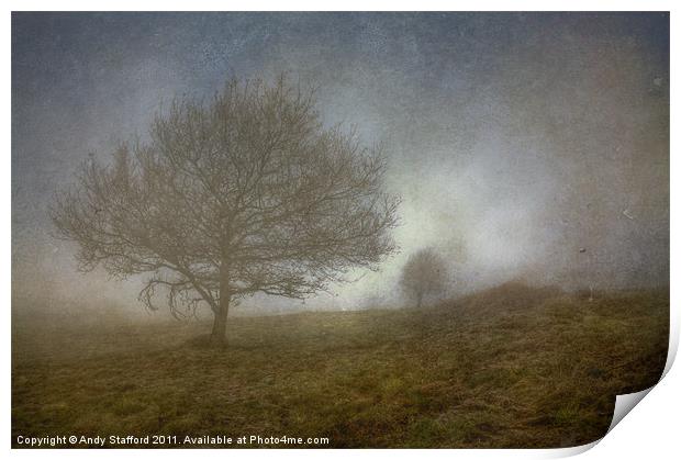 Misty Morning Print by Andy Stafford