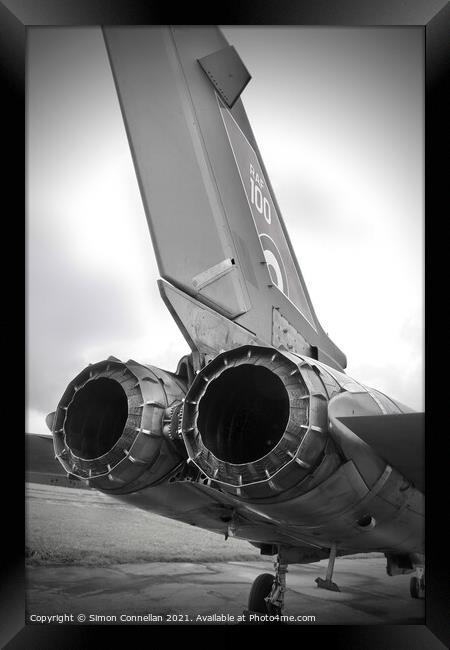 Tornado GR4  Tail Framed Print by Simon Connellan