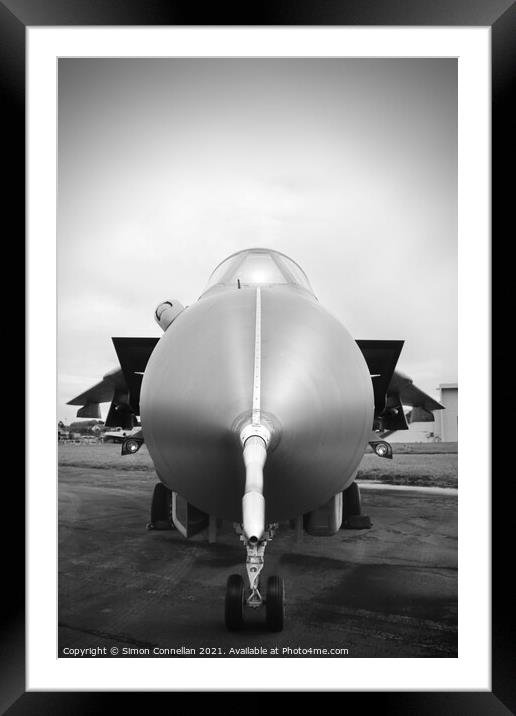 Tornado GR4 Nose Framed Mounted Print by Simon Connellan