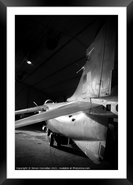 Sea Harrier Framed Mounted Print by Simon Connellan