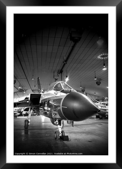 Nose of a RAF Tornado Framed Mounted Print by Simon Connellan