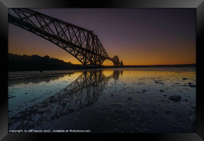 Forth rail Bridge Sunrise Framed Print by Scotland's Scenery