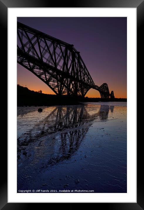 Forth Rail bridge, Fife Scotland. Framed Mounted Print by Scotland's Scenery