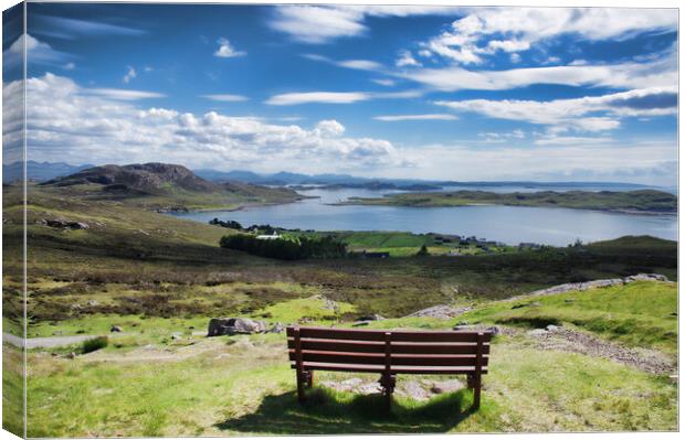 Looking Out to the Summer Isles Canvas Print by Jacqi Elmslie