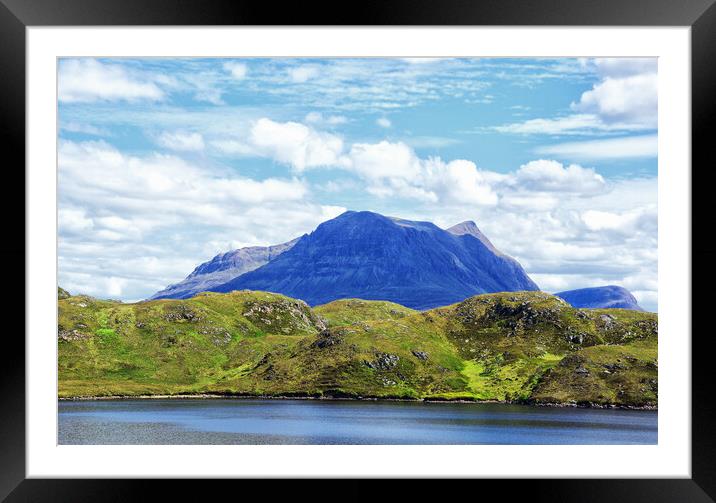 Mountain Canisp on a hot summer day Framed Mounted Print by Jacqi Elmslie