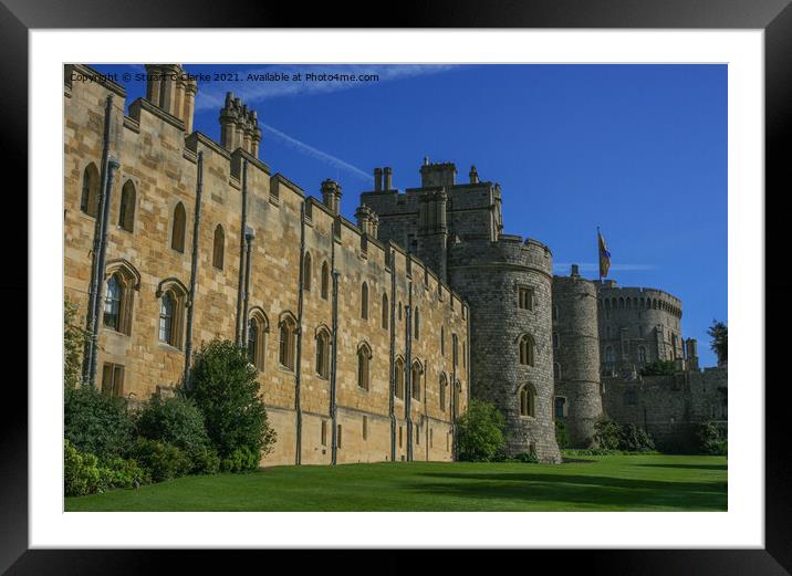 Windsor Castle Framed Mounted Print by Stuart C Clarke