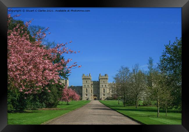 Windsor Castle Framed Print by Stuart C Clarke