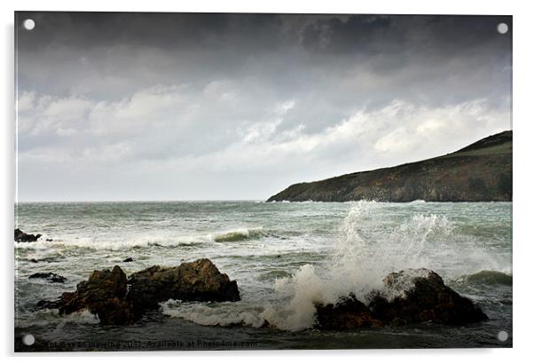 Church bay Acrylic by Sean Wareing