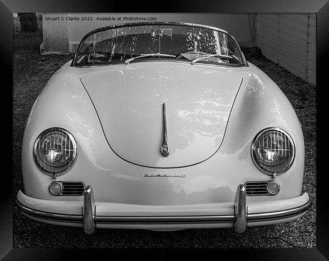 Porsche 356 Framed Print by Stuart C Clarke