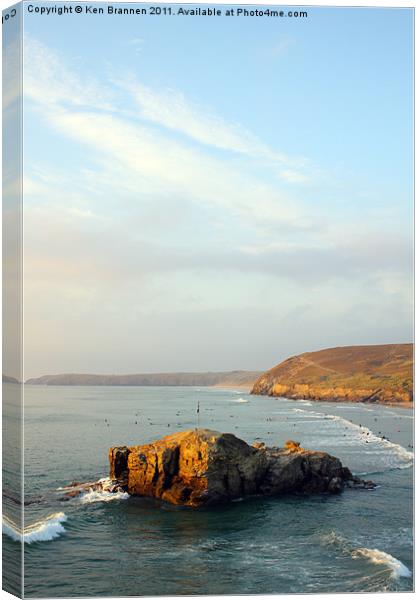 Perranporth 2 Canvas Print by Oxon Images