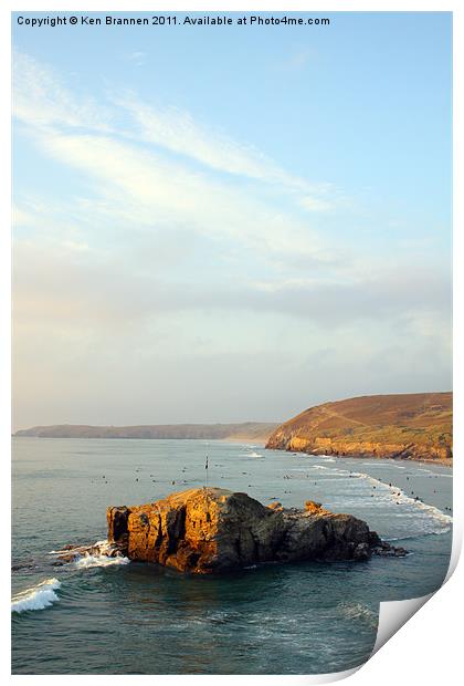 Perranporth 2 Print by Oxon Images