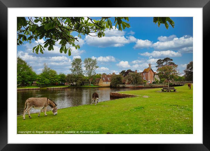 Serene Landscape of Beaulieu Hampshire Framed Mounted Print by Roger Mechan