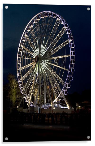 Big Wheel Acrylic by Wayne Molyneux