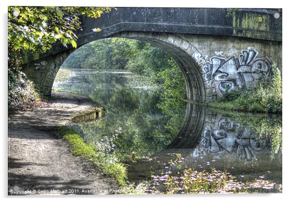 Bridge 224 Acrylic by Colin Metcalf