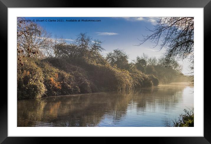 Chichester canal Framed Mounted Print by Stuart C Clarke