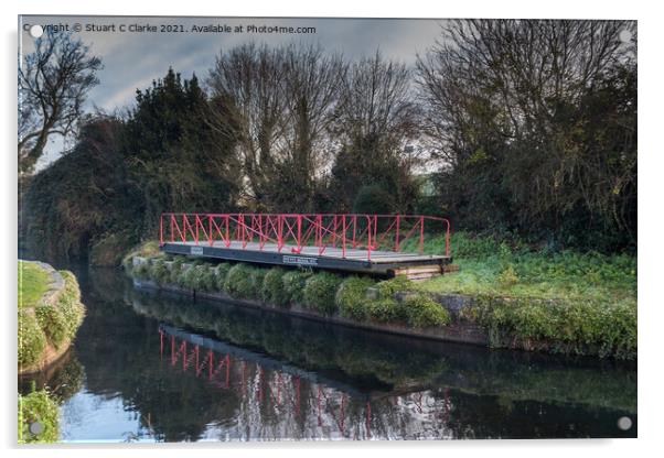 Poyntz Bridge Acrylic by Stuart C Clarke