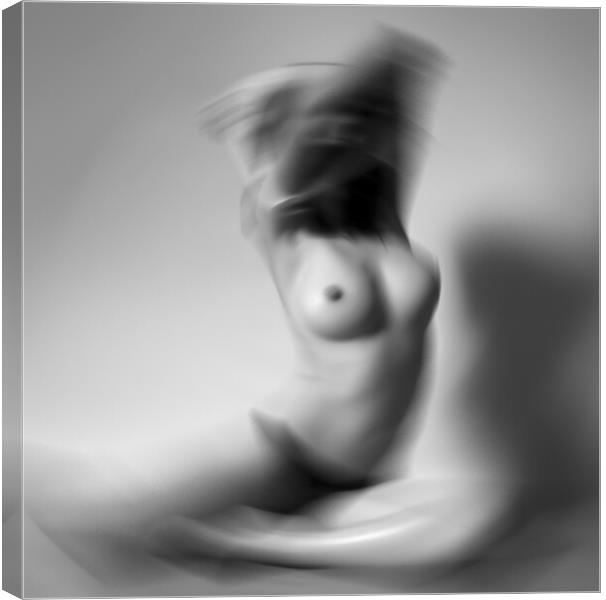 Abstract Nude Canvas Print by Amy Rogers