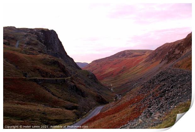 Honister pass Print by Pelin Bay