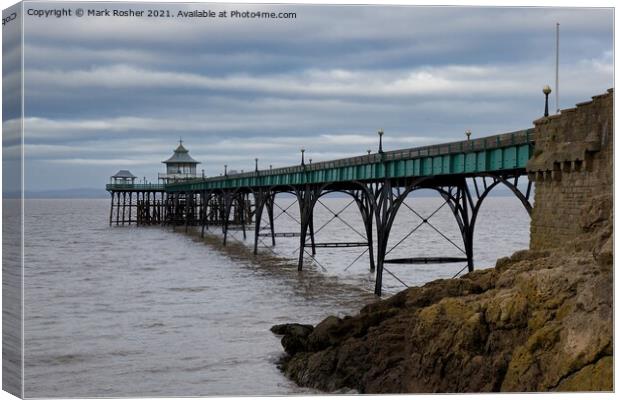 Clevedon Pier Canvas Print by Mark Rosher