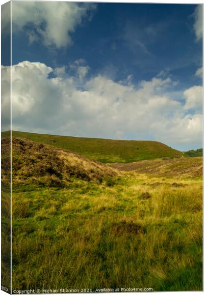 Hole of Horcum, North Yorkshire Moors Canvas Print by Michael Shannon