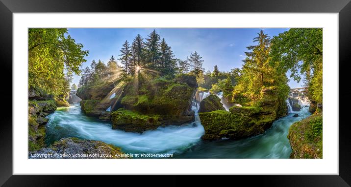 Wild River Framed Mounted Print by Silvio Schoisswohl
