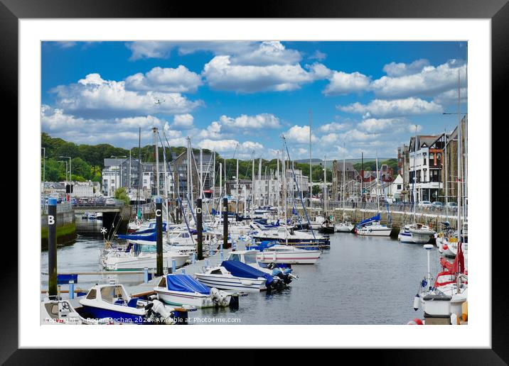Serenity in the Isle of Man Framed Mounted Print by Roger Mechan