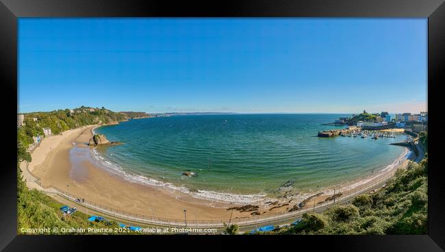 Tenby North Beach Framed Print by Graham Prentice