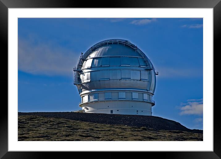 La Palma Observatory Framed Mounted Print by Geoff Storey