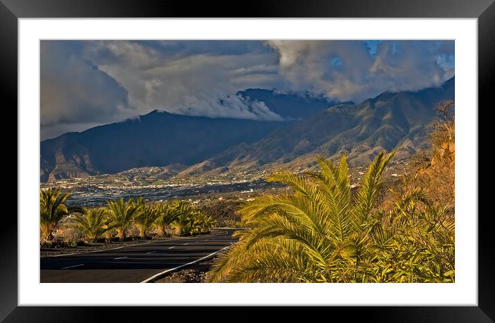 La Palma Scenery Framed Mounted Print by Geoff Storey