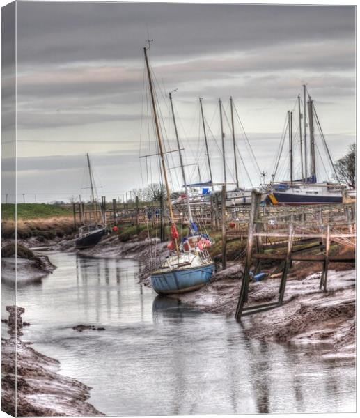 Waiting for the Tide Canvas Print by Jon Fixter