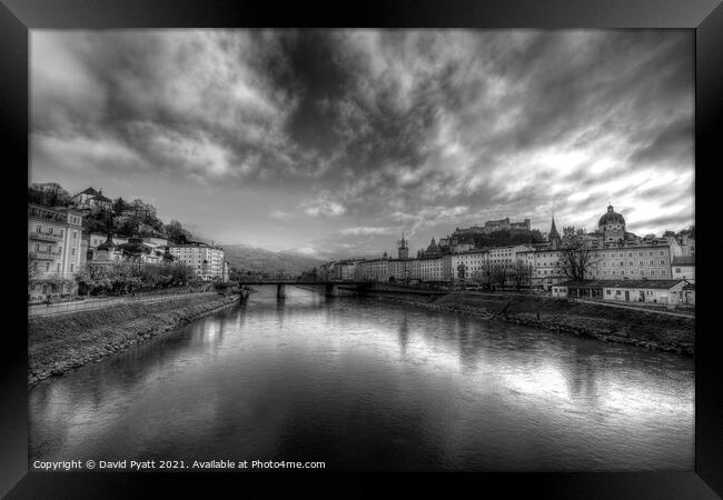 Salzburg City  Framed Print by David Pyatt