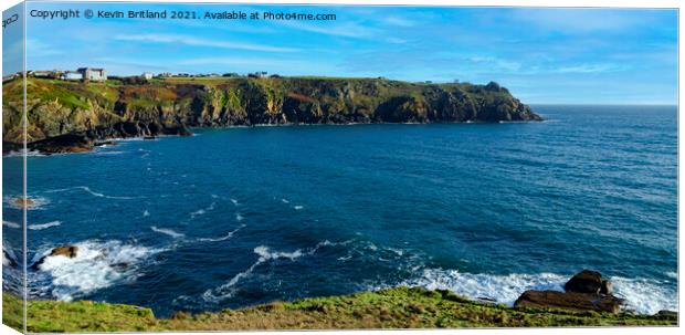 Bass point cornwall Canvas Print by Kevin Britland