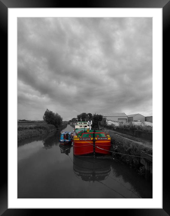 Sequana | Beverley Canal Framed Mounted Print by Sarah Couzens