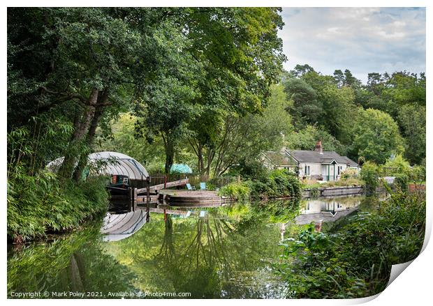 Lock Keeper's Cottage, Basingstoke Canal, England  Print by Mark Poley